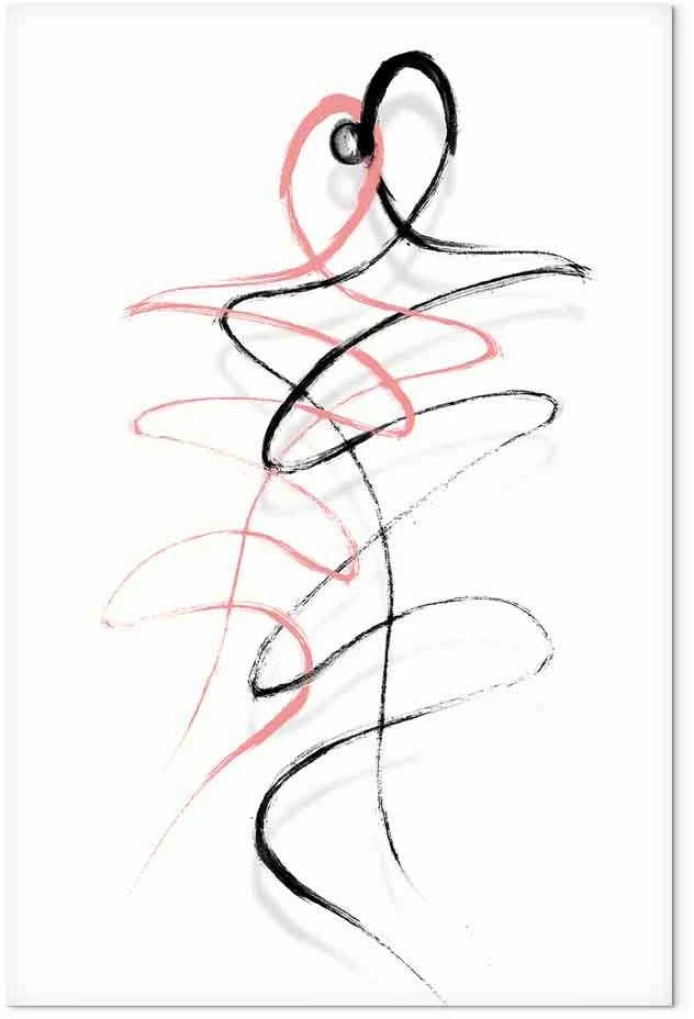 Artgeist Paveikslas - Tangled Passion (1 Part) Vertical