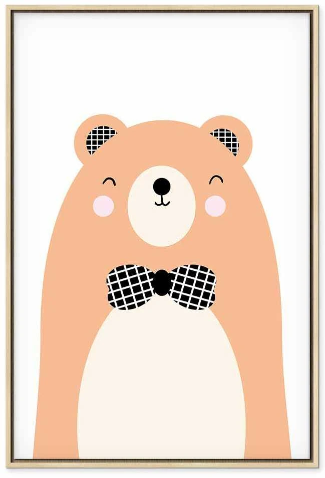 Artgeist Paveikslas - Teddy Bear in Bow Tie (1 Part) Vertical