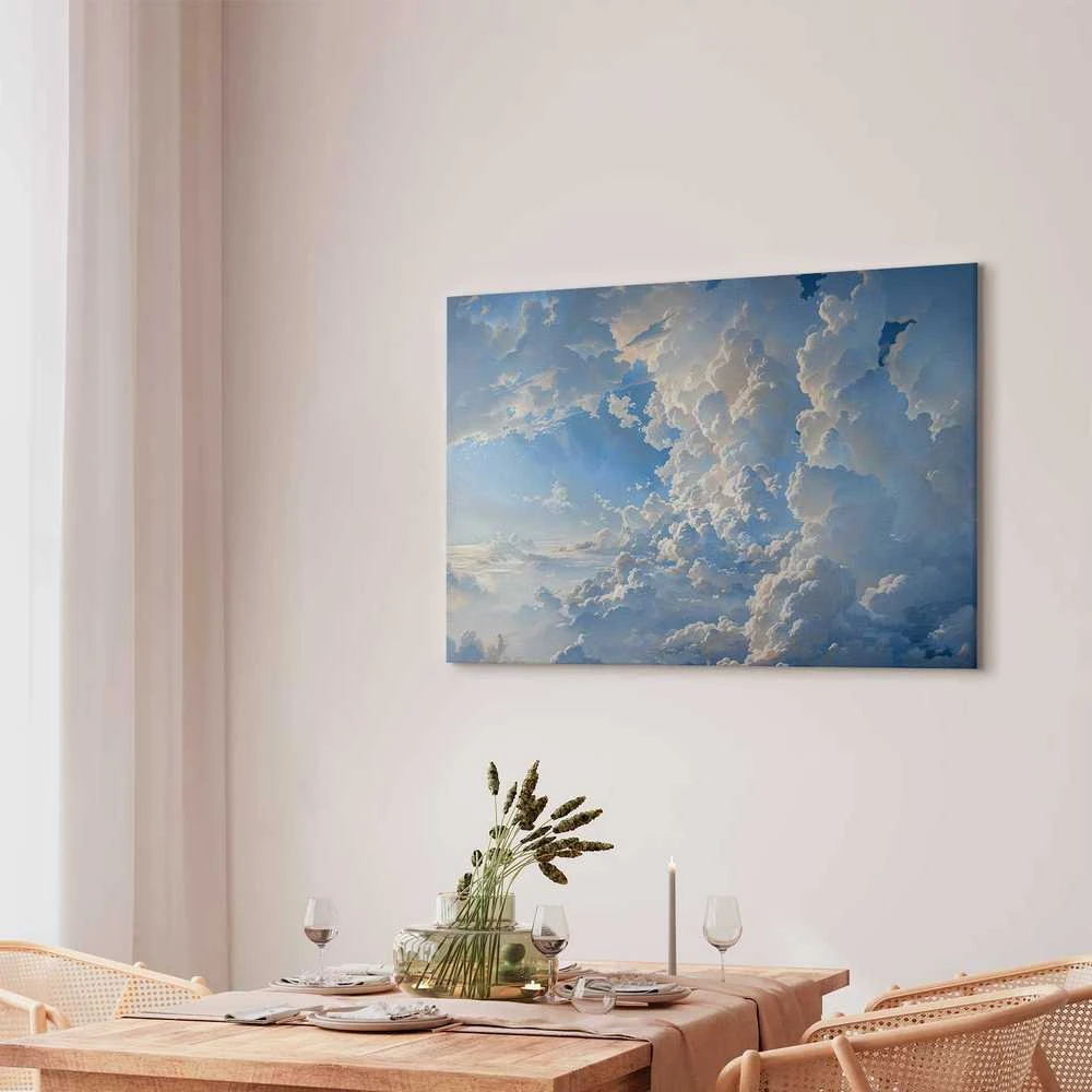 Artgeist Paveikslas - The Sun Revealing the Secrets of the Clouds: Spectacular Images in the Sky