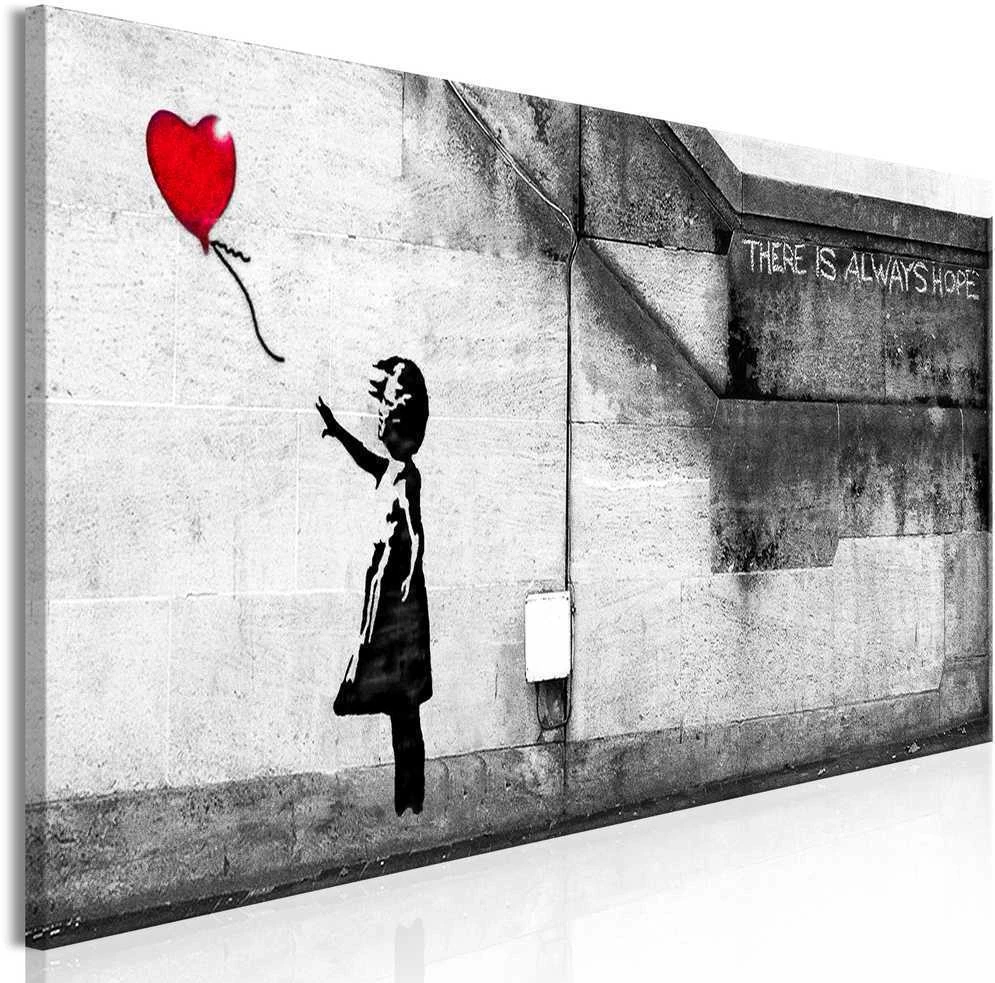 Artgeist Paveikslas - There is Always Hope (1 Part) Narrow Raudona