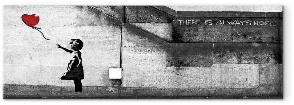 Artgeist Paveikslas - There is Always Hope (1 Part) Narrow Raudona