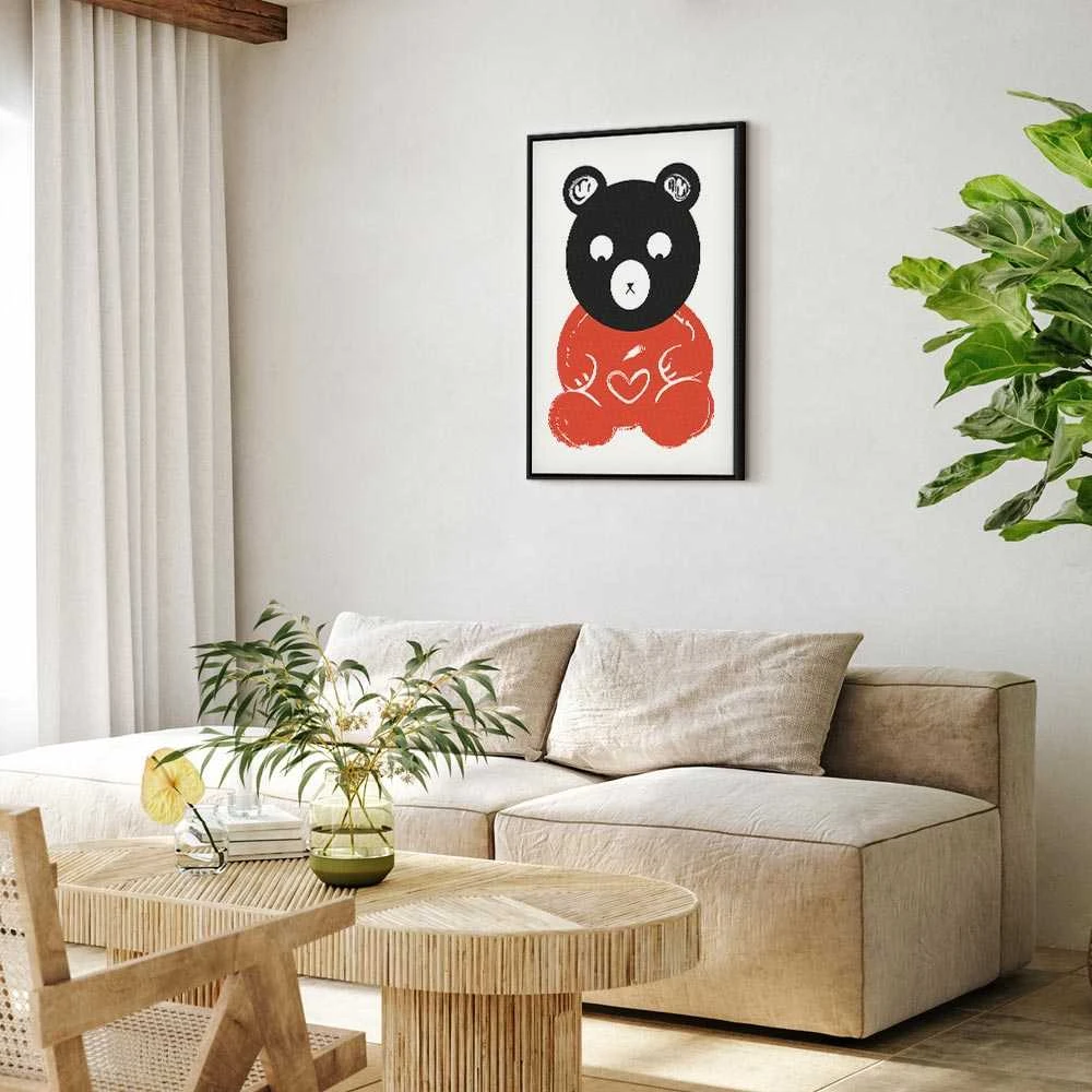 Artgeist Paveikslas - Thoughtful Bear (1 Part) Vertical