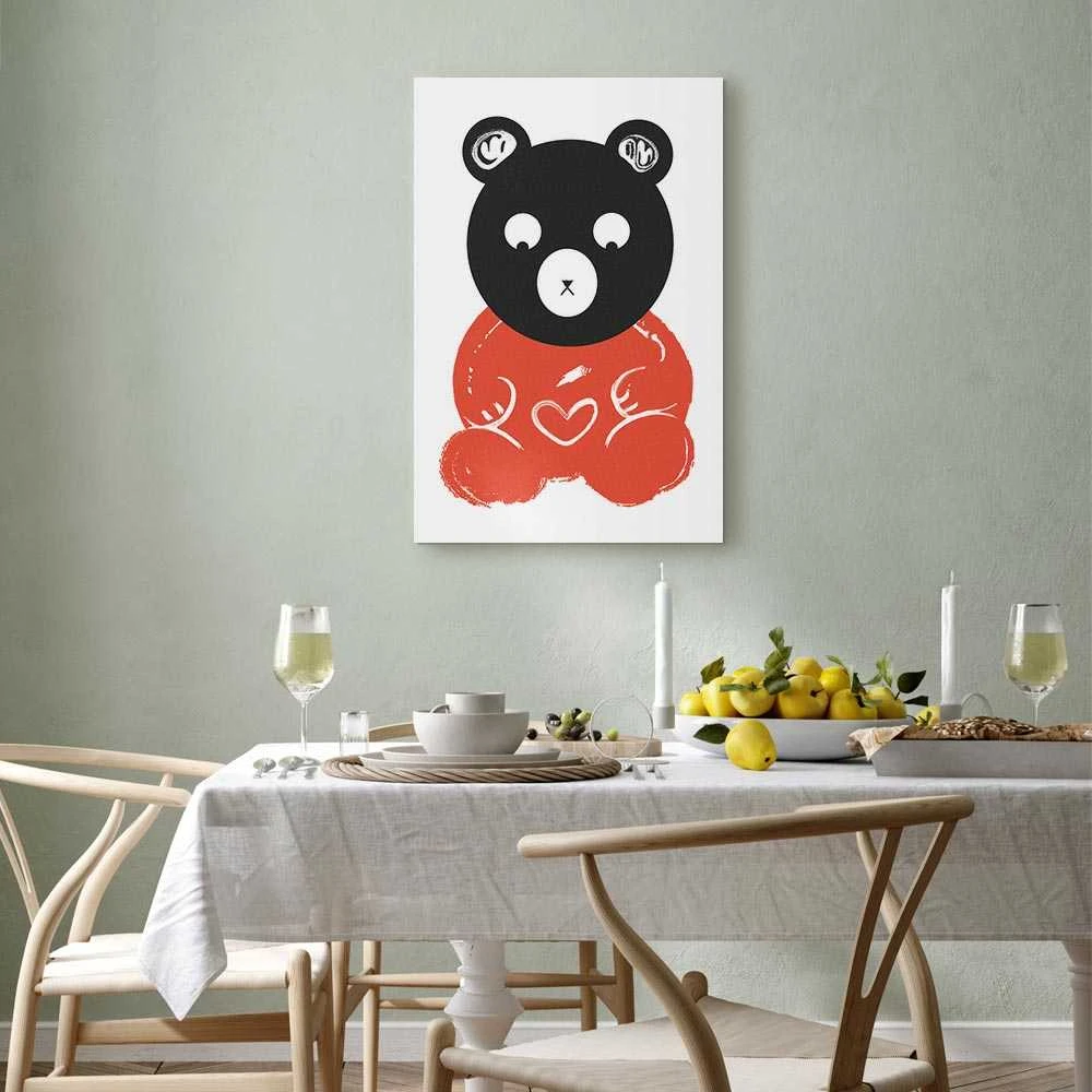 Artgeist Paveikslas - Thoughtful Bear (1 Part) Vertical