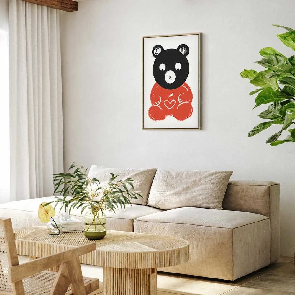 Artgeist Paveikslas - Thoughtful Bear (1 Part) Vertical