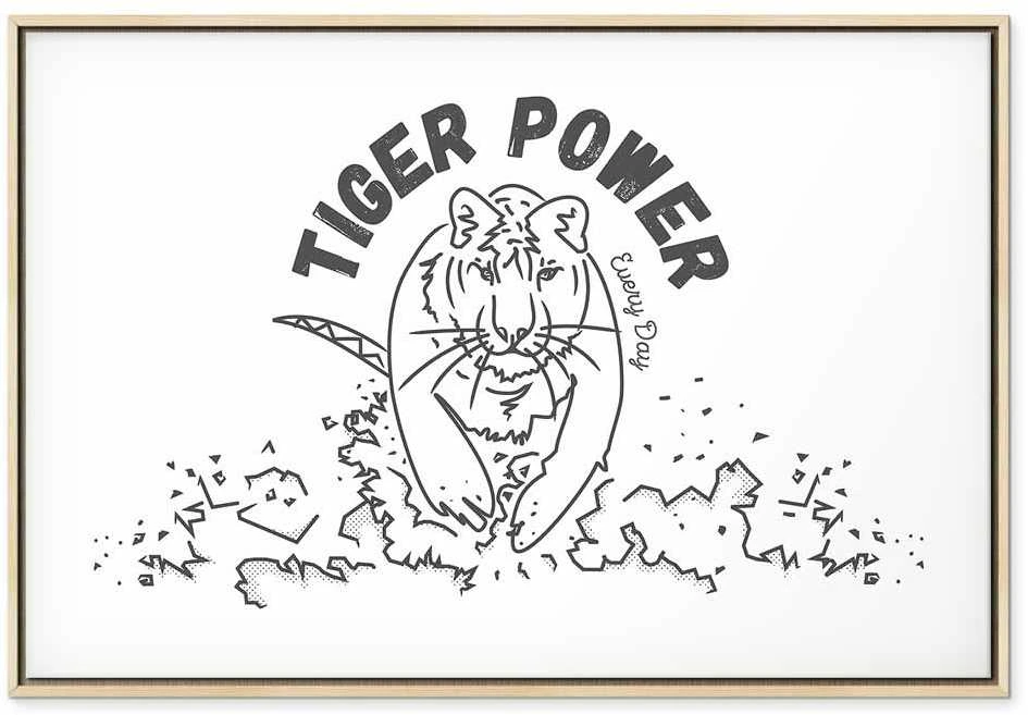 Artgeist Paveikslas - Tiger Power (1 Part) Wide