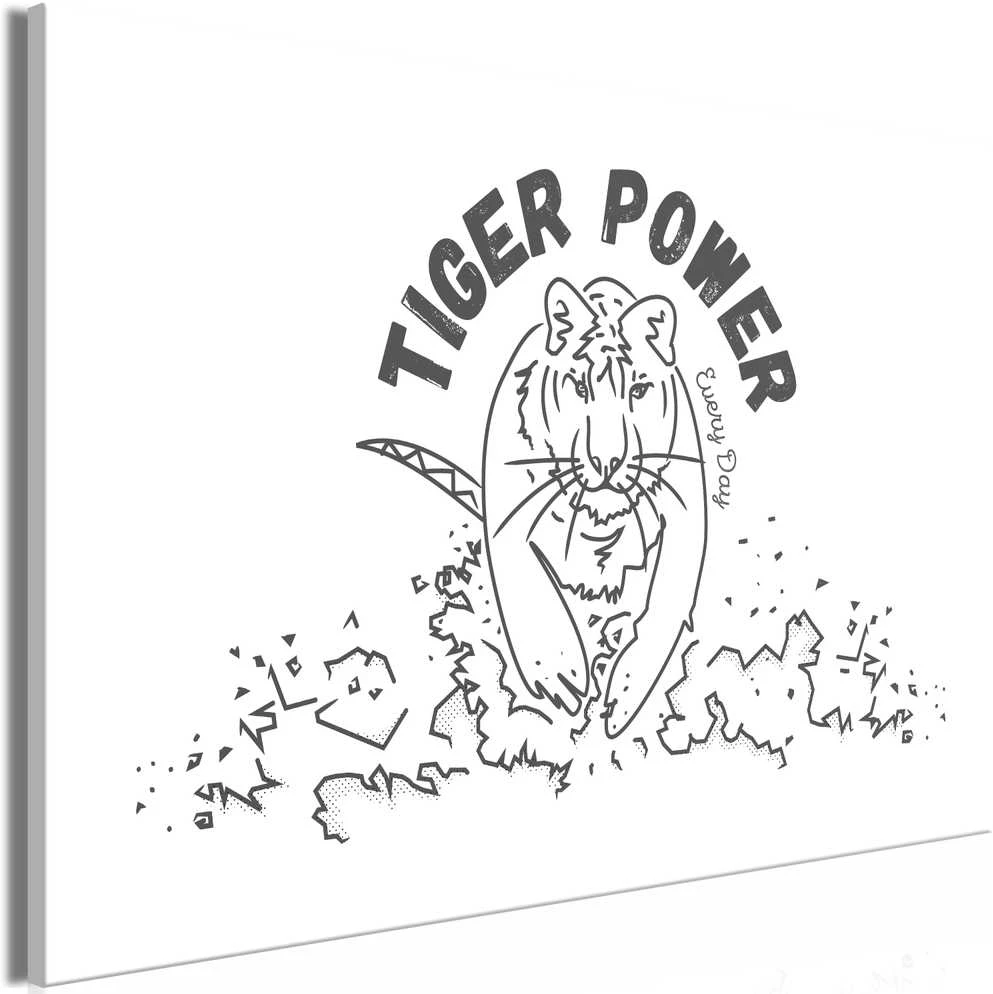 Artgeist Paveikslas - Tiger Power (1 Part) Wide