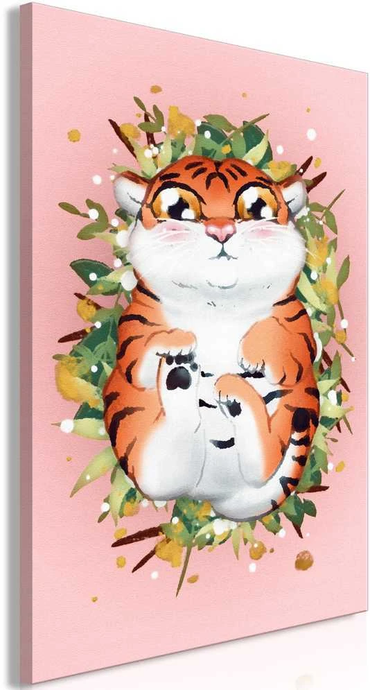 Artgeist Paveikslas - Tigger on the Grass (1 Part) Vertical