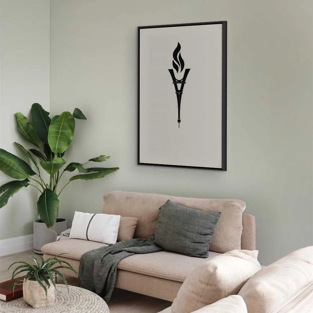 Artgeist Paveikslas - Torch Shaped Like an Inverted Eiffel Tower
