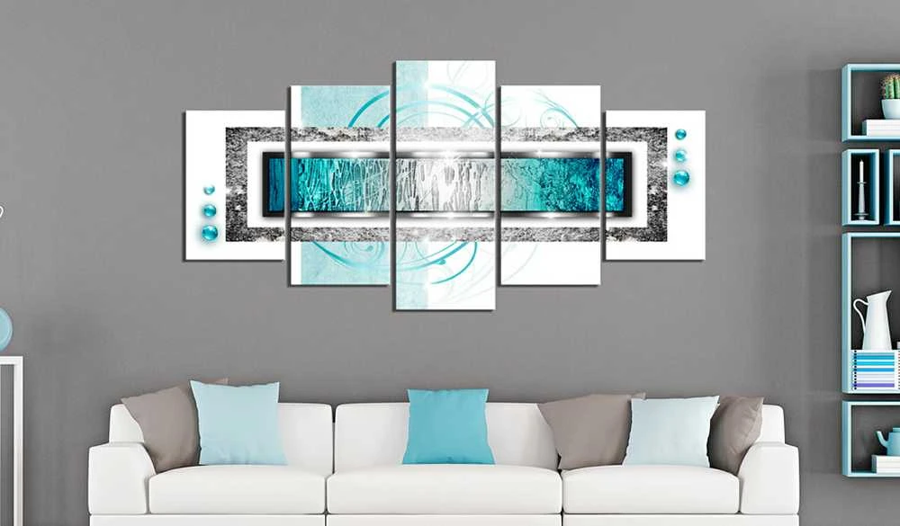 Artgeist Paveikslas - Turquoise blizzard