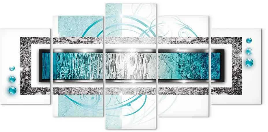 Artgeist Paveikslas - Turquoise blizzard