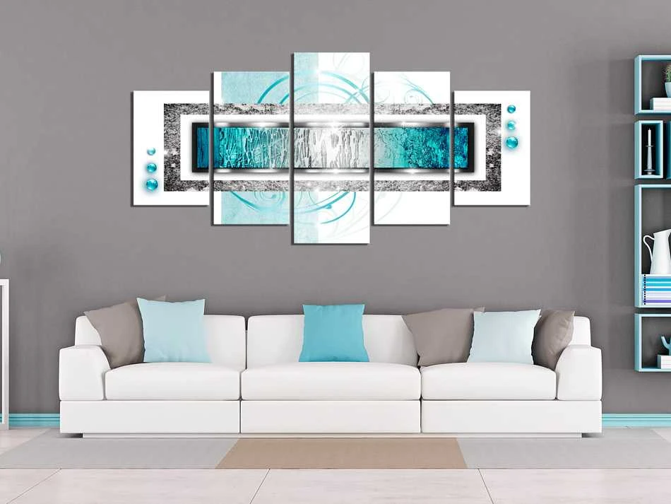 Artgeist Paveikslas - Turquoise blizzard