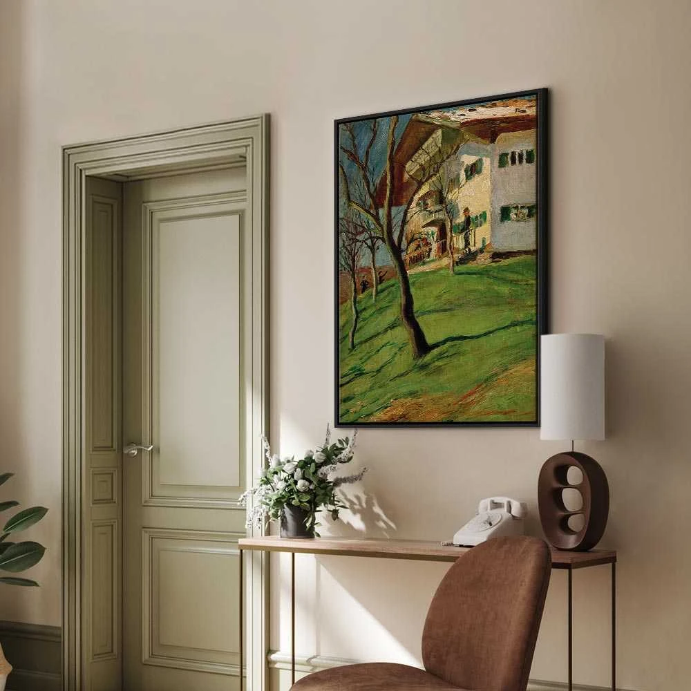 Artgeist Paveikslas - Unser Häuschen in Tegernsee (August Macke)