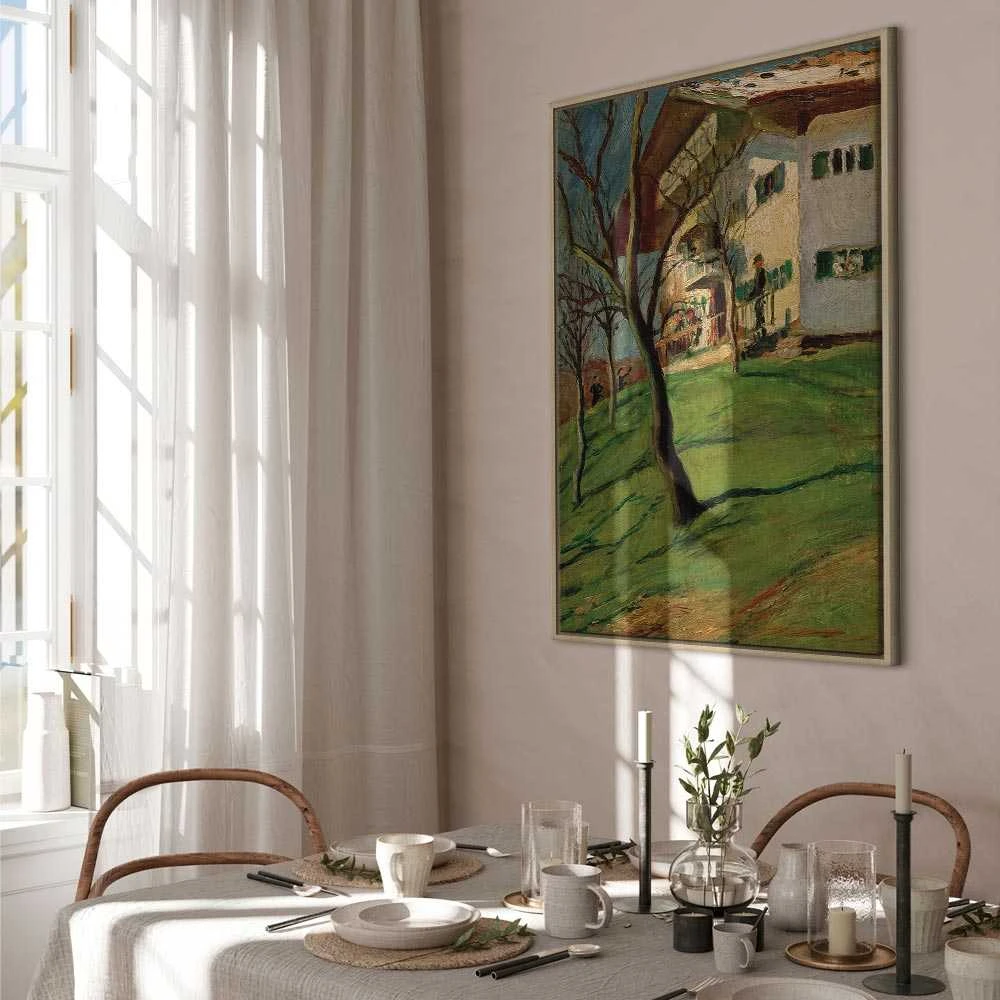 Artgeist Paveikslas - Unser Häuschen in Tegernsee (August Macke)