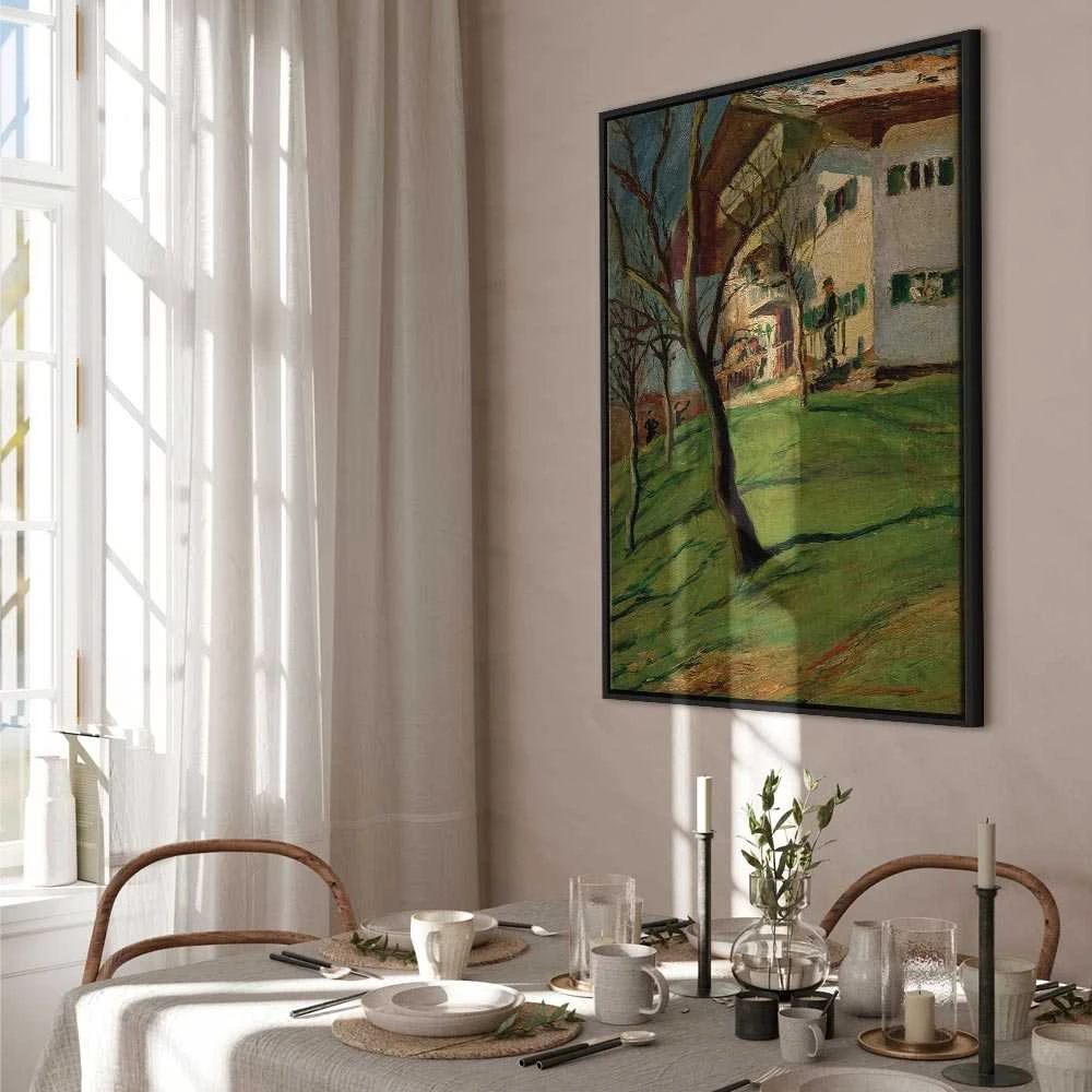 Artgeist Paveikslas - Unser Häuschen in Tegernsee (August Macke)