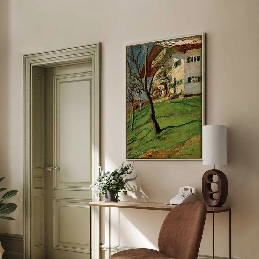 Artgeist Paveikslas - Unser Häuschen in Tegernsee (August Macke)