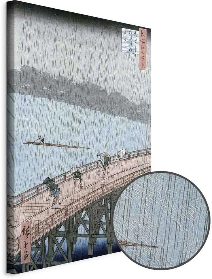 Artgeist Paveikslas - Utagawa Hiroshige – Sudden Shower over Shin-Ohashi Bridge and Atake