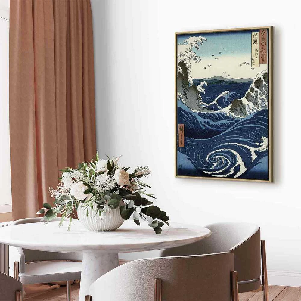 Artgeist Paveikslas - Utagawa Hiroshige – View of the Naruto whirlpools at Awa