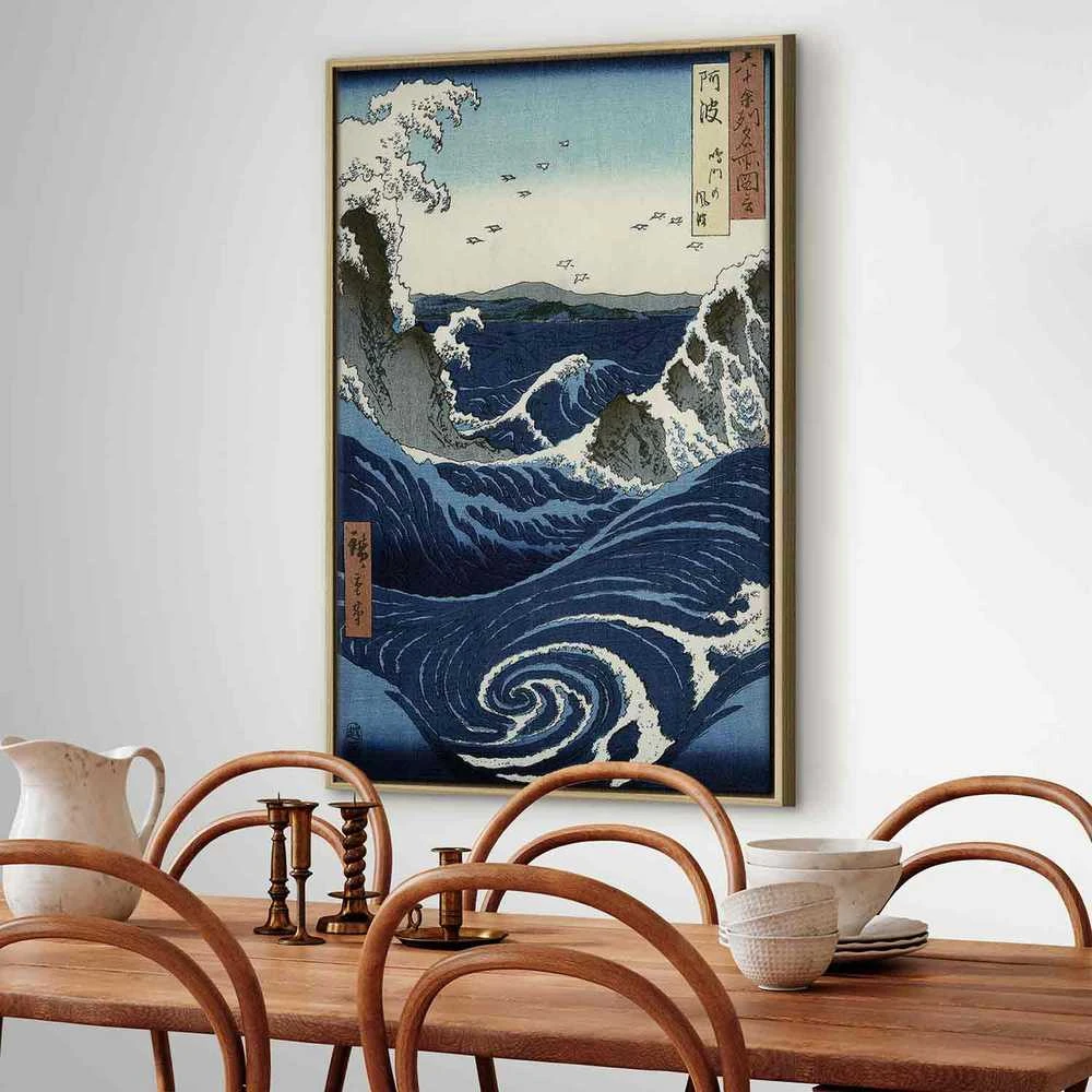 Artgeist Paveikslas - Utagawa Hiroshige – View of the Naruto whirlpools at Awa