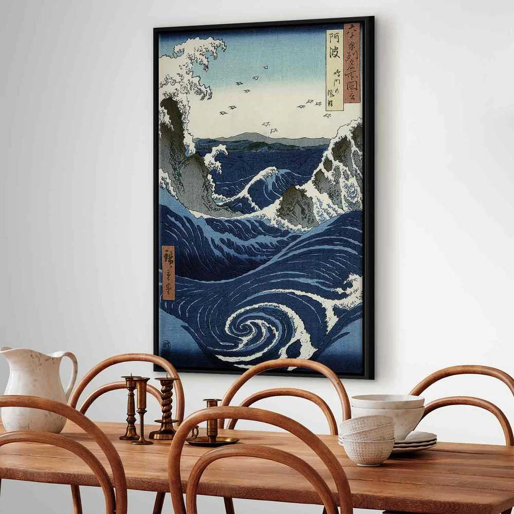 Artgeist Paveikslas - Utagawa Hiroshige – View of the Naruto whirlpools at Awa