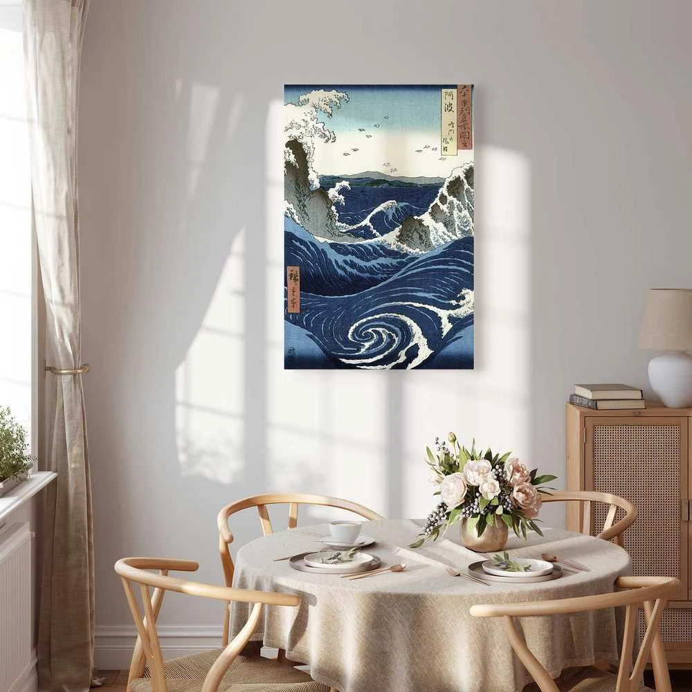 Artgeist Paveikslas - Utagawa Hiroshige – View of the Naruto whirlpools at Awa