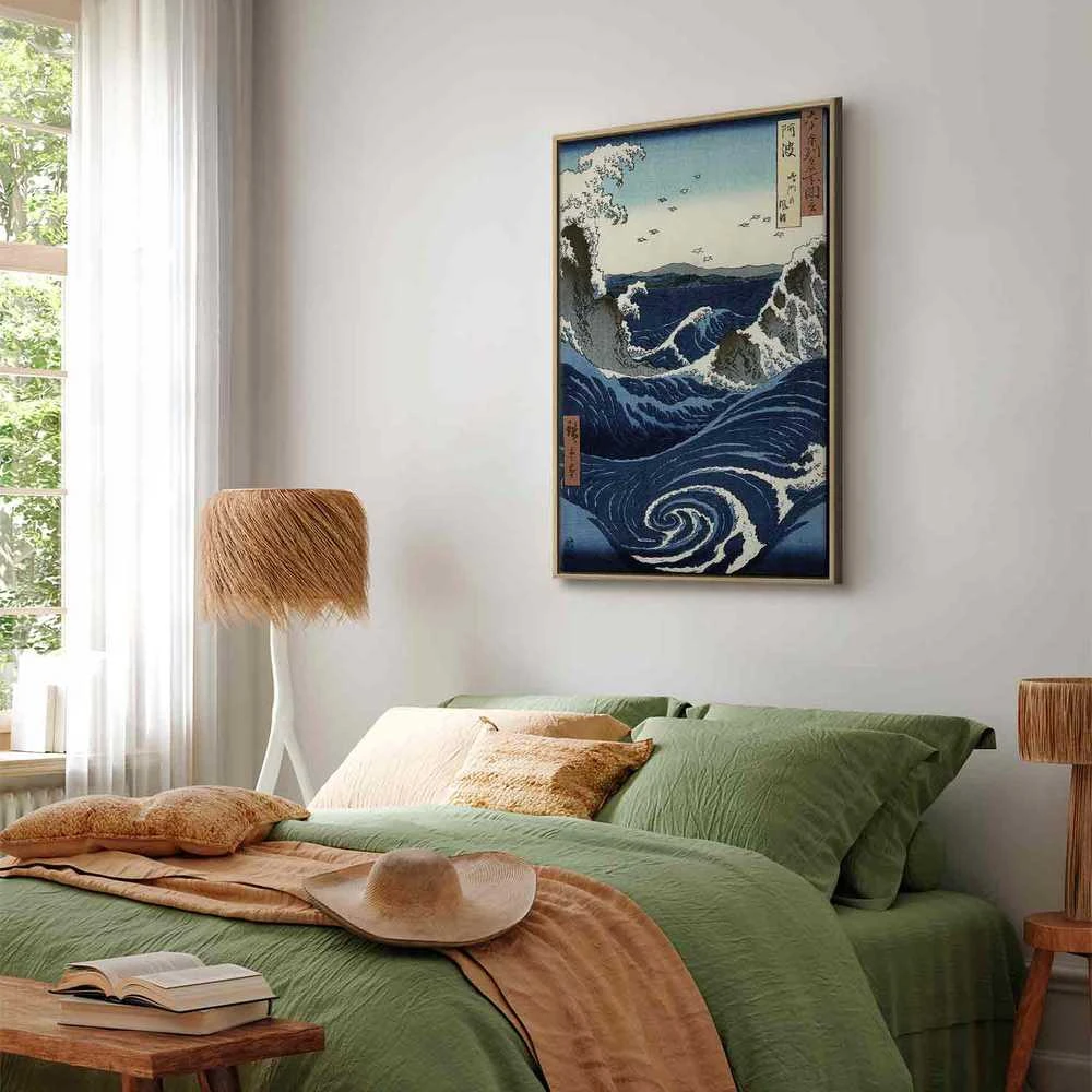 Artgeist Paveikslas - Utagawa Hiroshige – View of the Naruto whirlpools at Awa