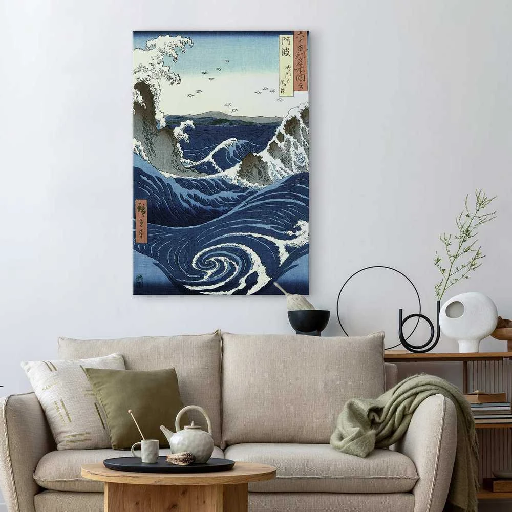Artgeist Paveikslas - Utagawa Hiroshige – View of the Naruto whirlpools at Awa
