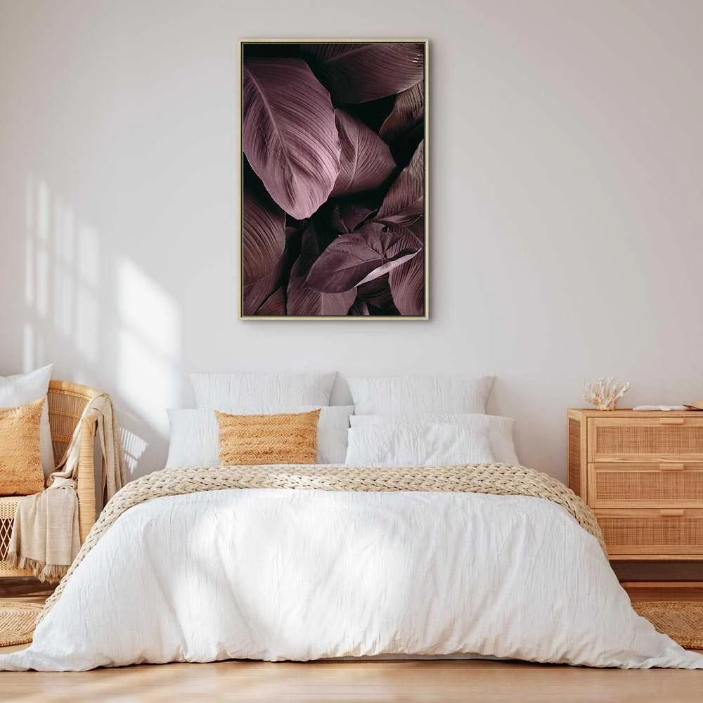 Artgeist Paveikslas - Velvet Leaves (1 Part) Vertical