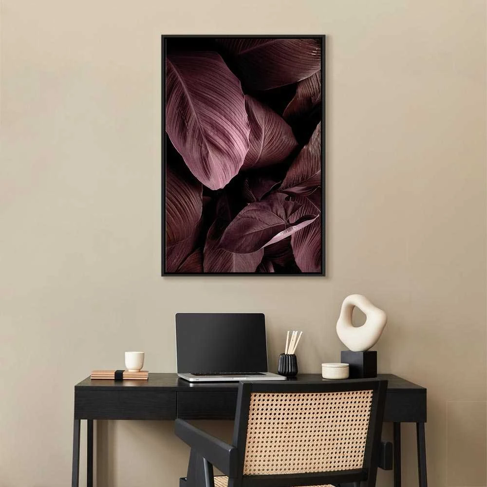 Artgeist Paveikslas - Velvet Leaves (1 Part) Vertical
