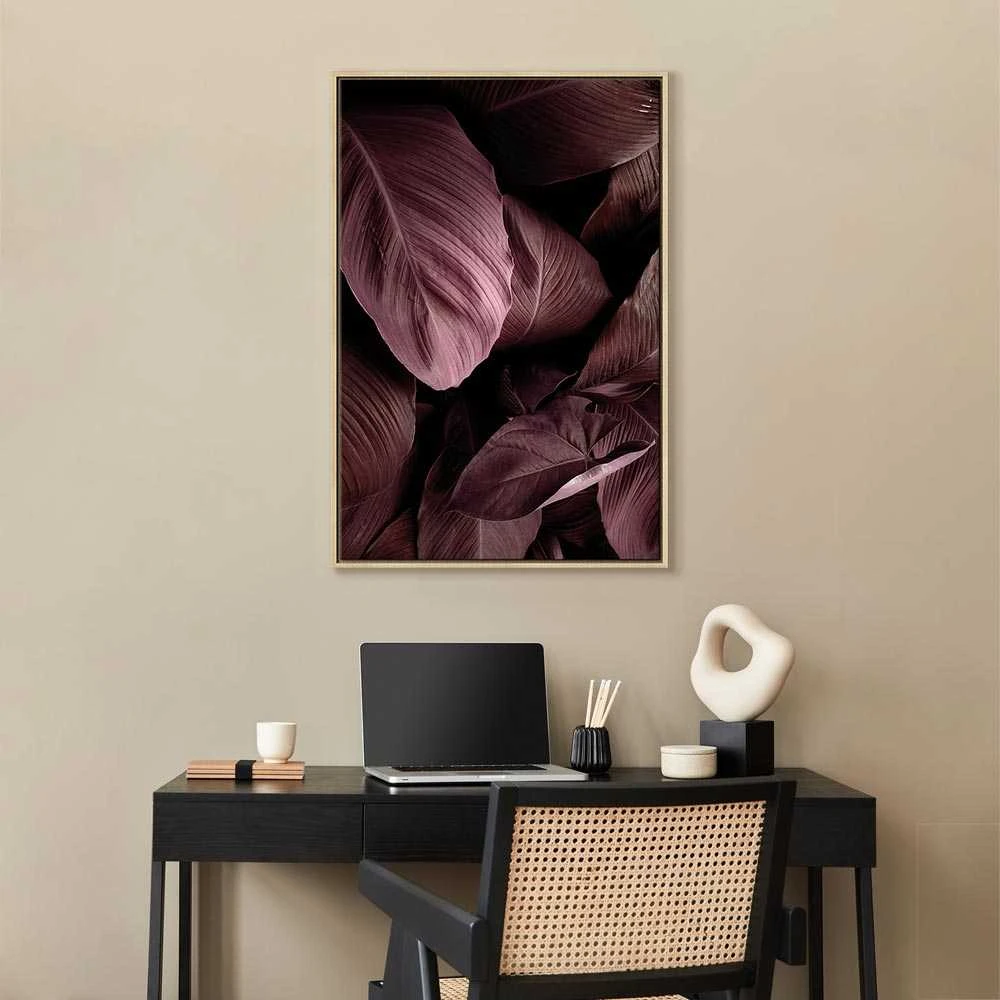 Artgeist Paveikslas - Velvet Leaves (1 Part) Vertical