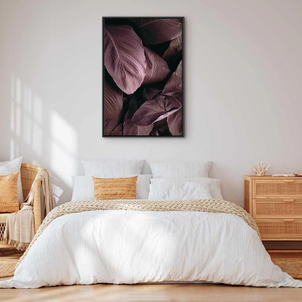 Artgeist Paveikslas - Velvet Leaves (1 Part) Vertical