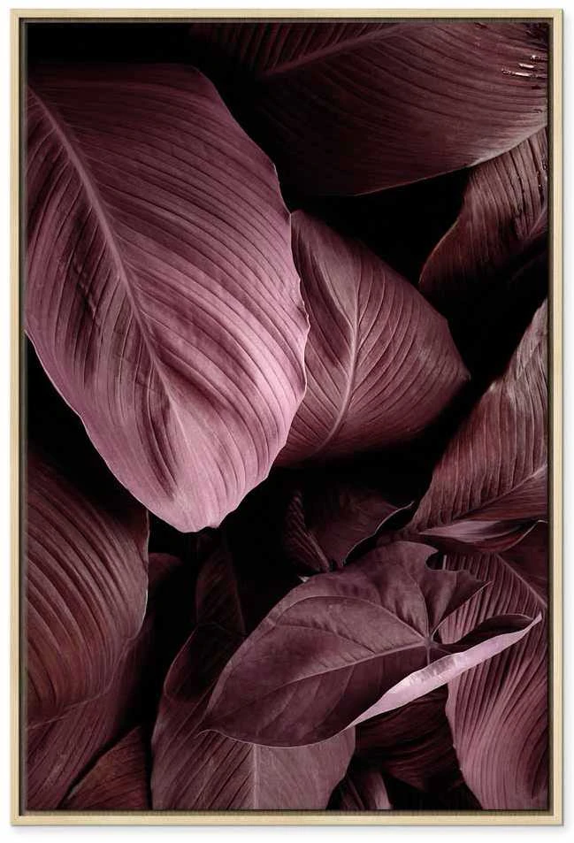Artgeist Paveikslas - Velvet Leaves (1 Part) Vertical