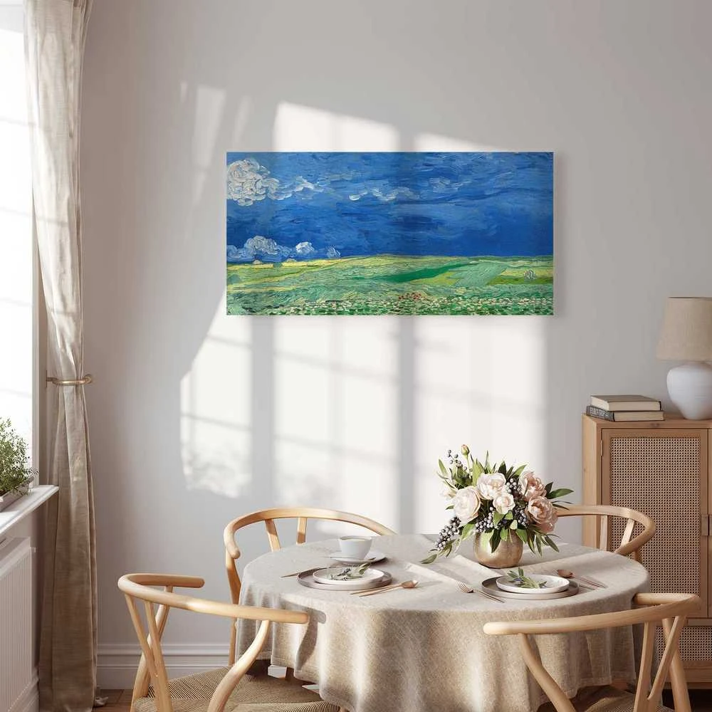 Artgeist Paveikslas - Vincent van Gogh – Wheatfield under Thunderclouds