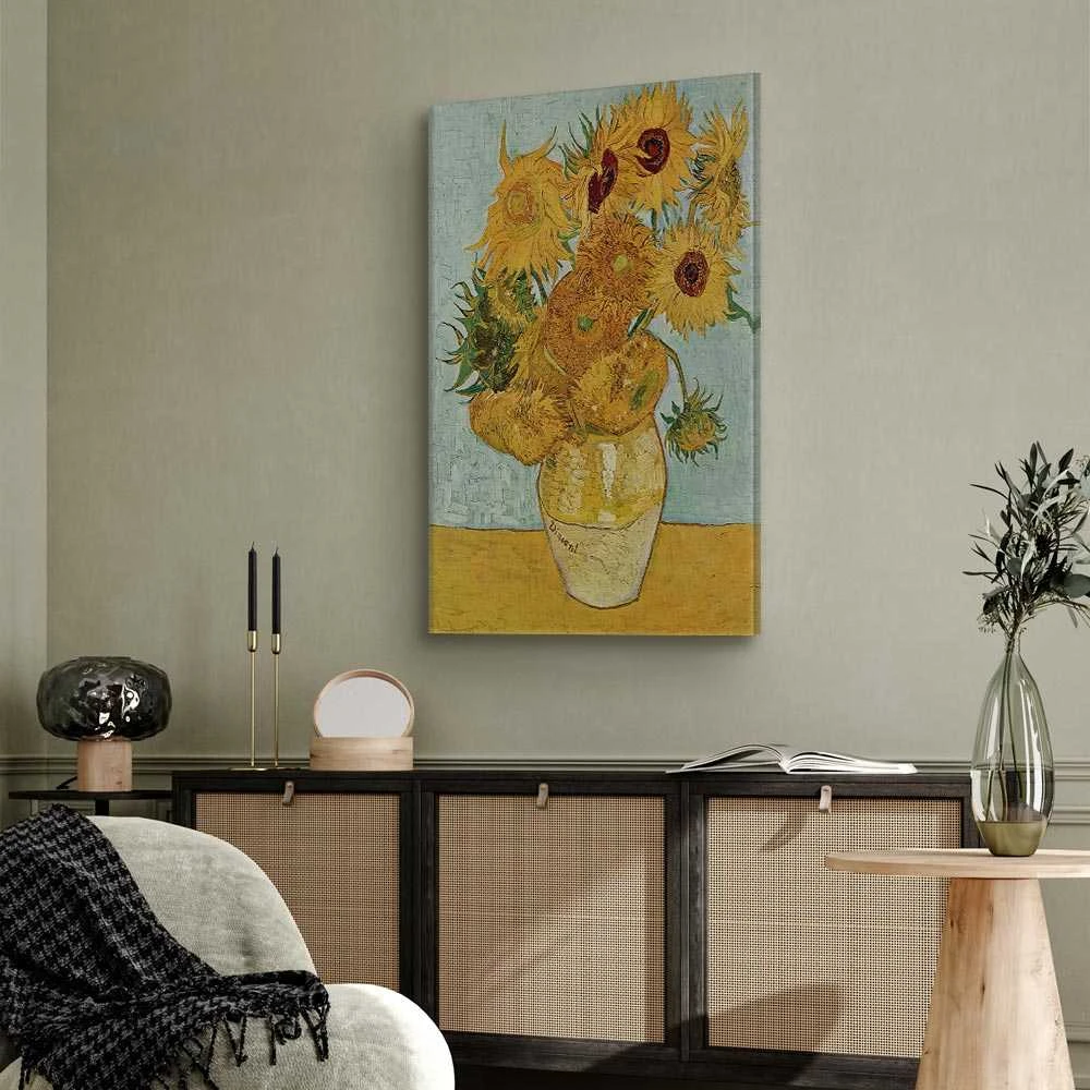Artgeist Paveikslas - Vincent van Gogh – Still Life: A Vase With Twelve Sunflowers III