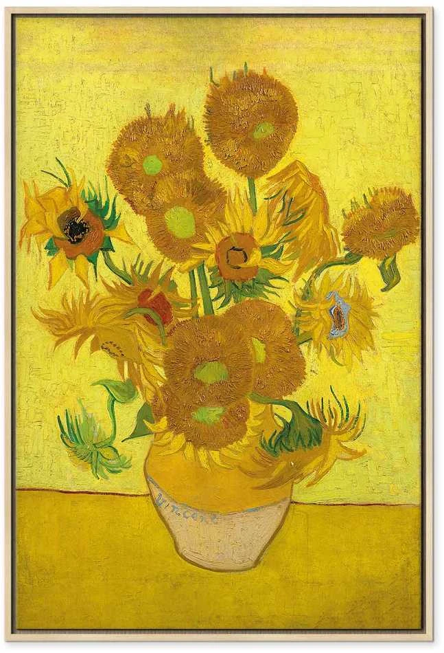 Artgeist Paveikslas - Vincent van Gogh – Still Life: Vase With Fifteen Sunflowers