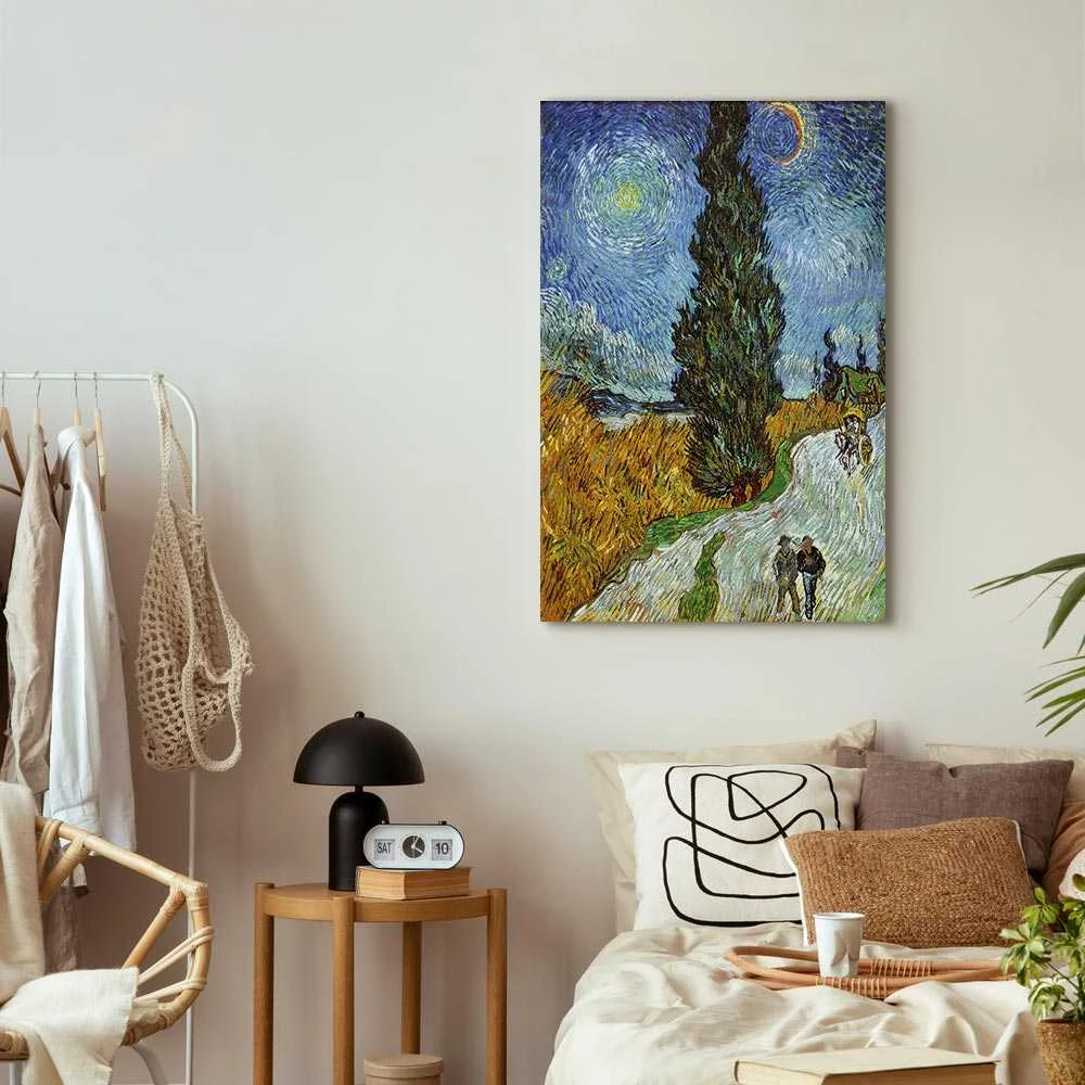 Artgeist Paveikslas - Vincent van Gogh – Road with Cypress and Star