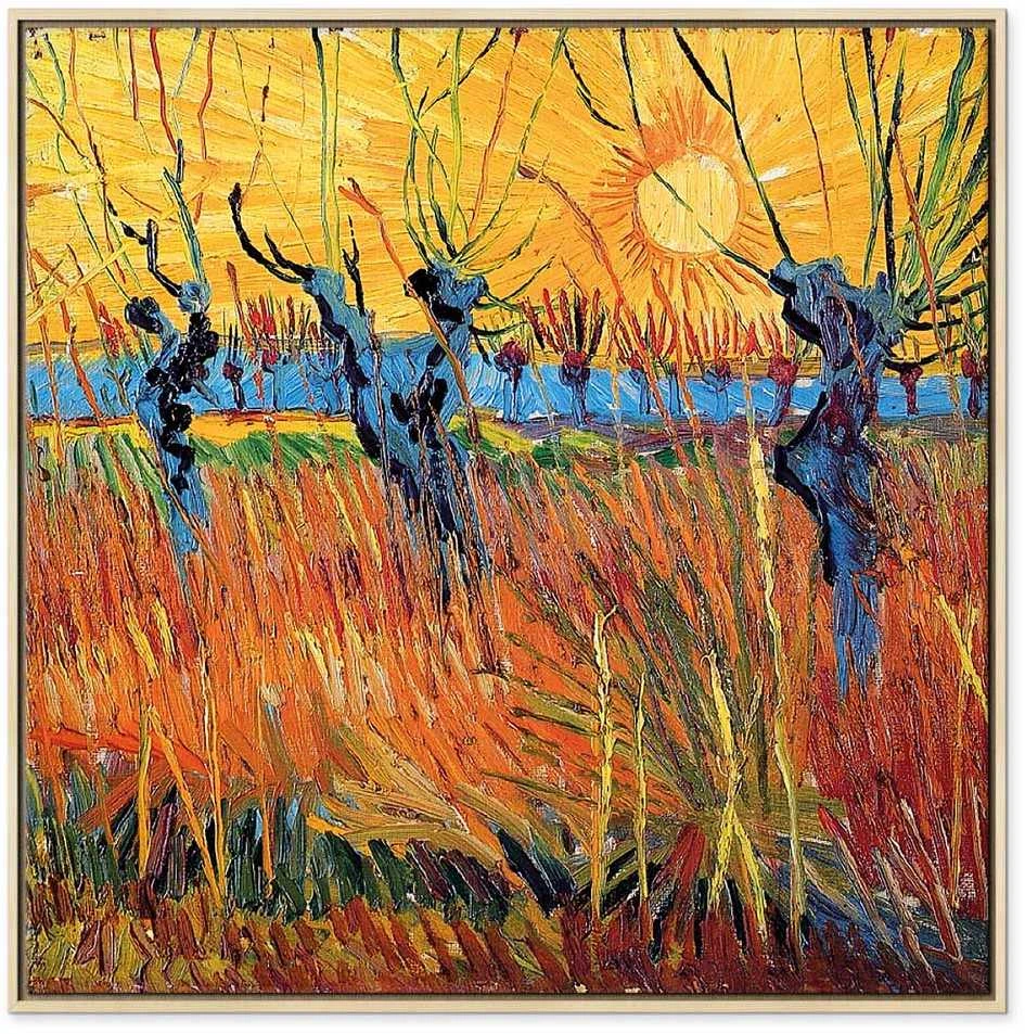 Artgeist Paveikslas - Vincent van Gogh – Willows at Sunset