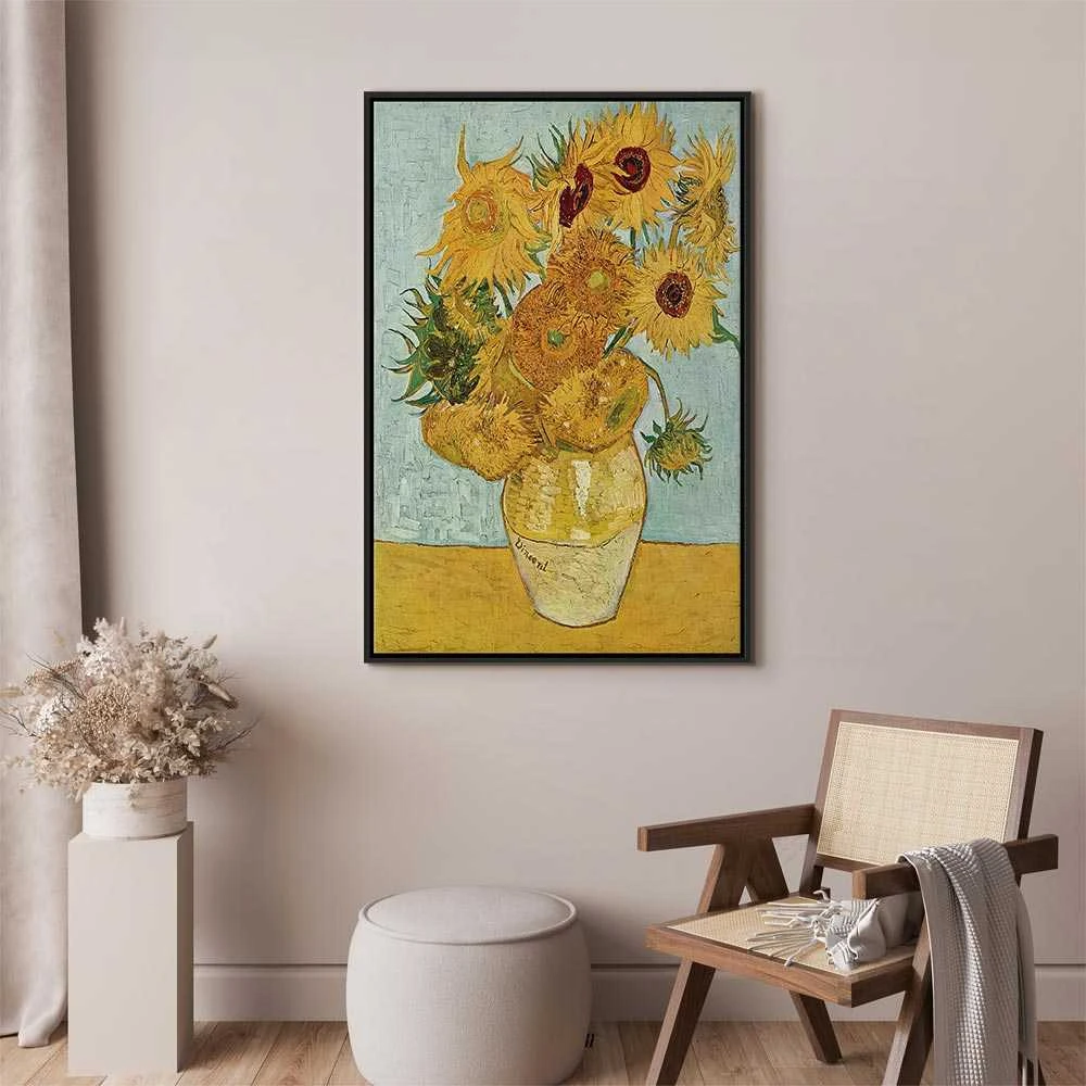 Artgeist Paveikslas - Vincent van Gogh – Still Life: A Vase With Twelve Sunflowers III