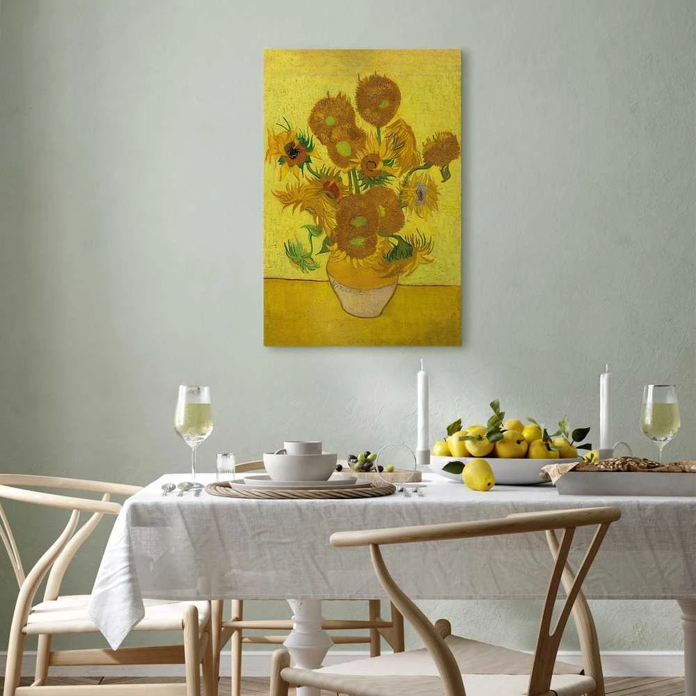 Artgeist Paveikslas - Vincent van Gogh – Still Life: Vase With Fifteen Sunflowers