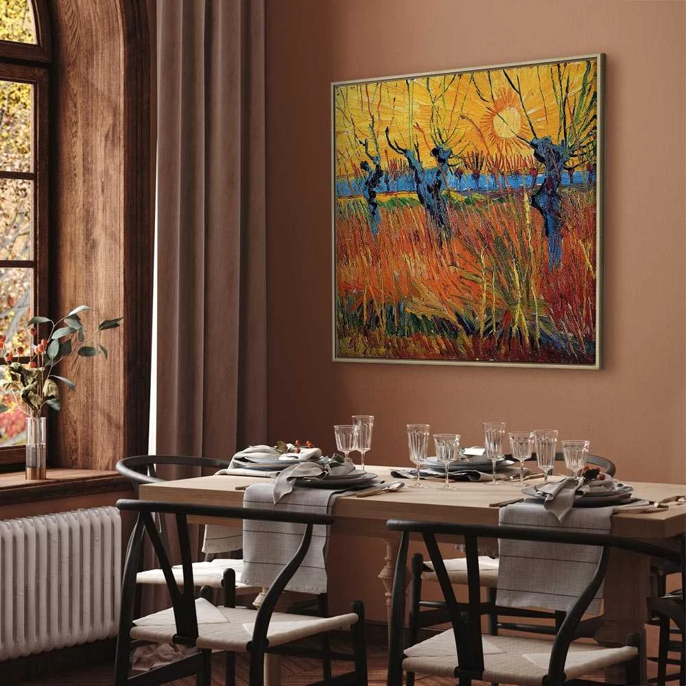 Artgeist Paveikslas - Vincent van Gogh – Willows at Sunset