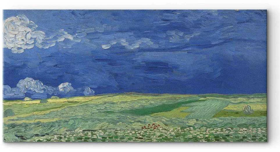 Artgeist Paveikslas - Vincent van Gogh – Wheatfield under Thunderclouds