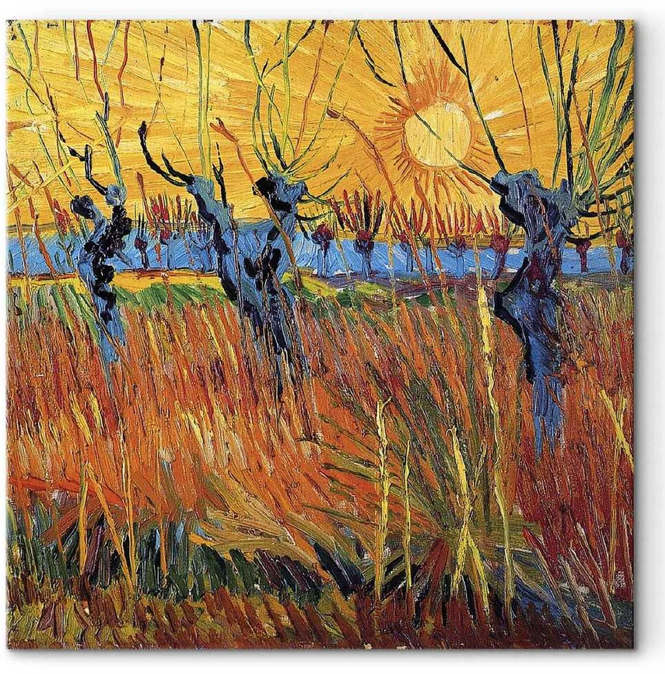 Artgeist Paveikslas - Vincent van Gogh – Willows at Sunset
