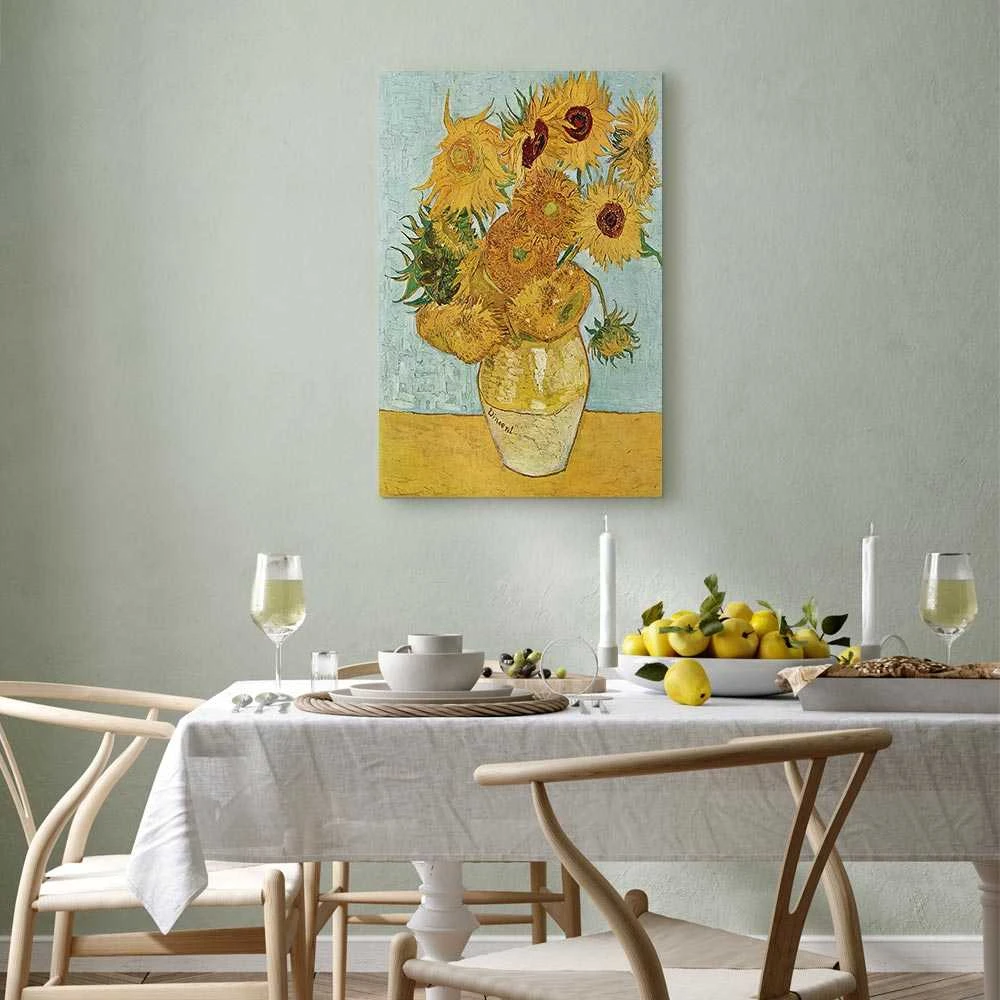 Artgeist Paveikslas - Vincent van Gogh – Still Life: A Vase With Twelve Sunflowers III