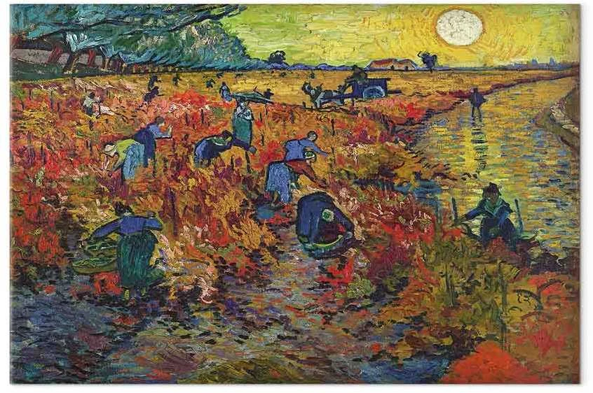 Artgeist Paveikslas - Vincent van Gogh – The Raudona Vineyard