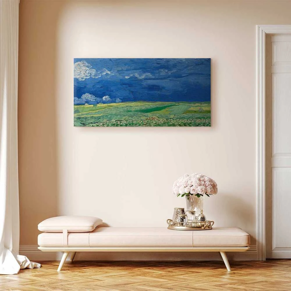 Artgeist Paveikslas - Vincent van Gogh – Wheatfield under Thunderclouds