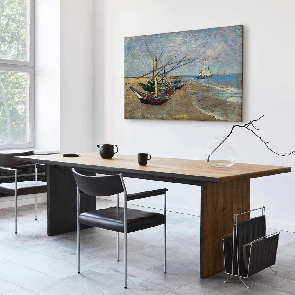 Artgeist Paveikslas - Vincent van Gogh – Fishing Boats on the Beach