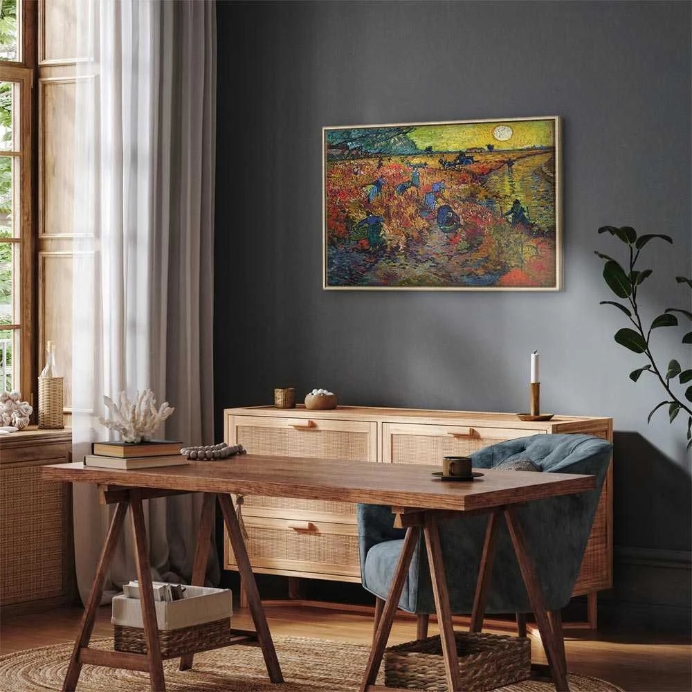 Artgeist Paveikslas - Vincent van Gogh – The Raudona Vineyard