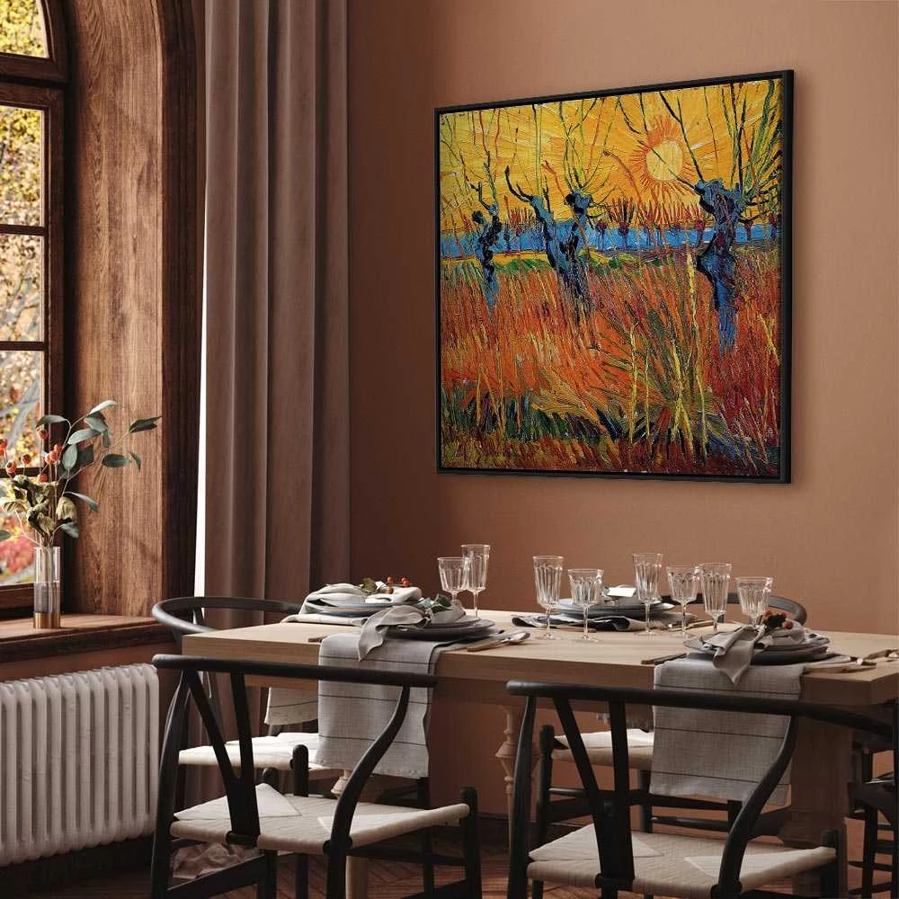 Artgeist Paveikslas - Vincent van Gogh – Willows at Sunset