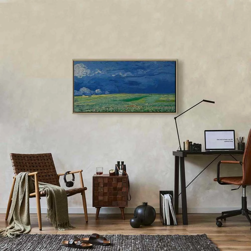 Artgeist Paveikslas - Vincent van Gogh – Wheatfield under Thunderclouds
