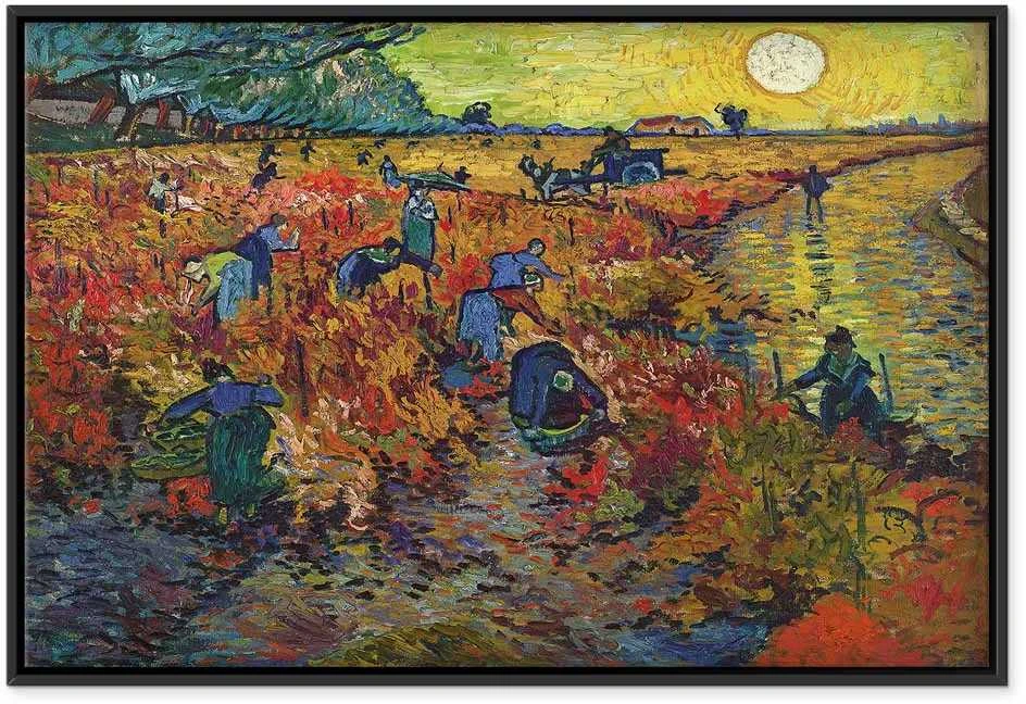 Artgeist Paveikslas - Vincent van Gogh – The Raudona Vineyard