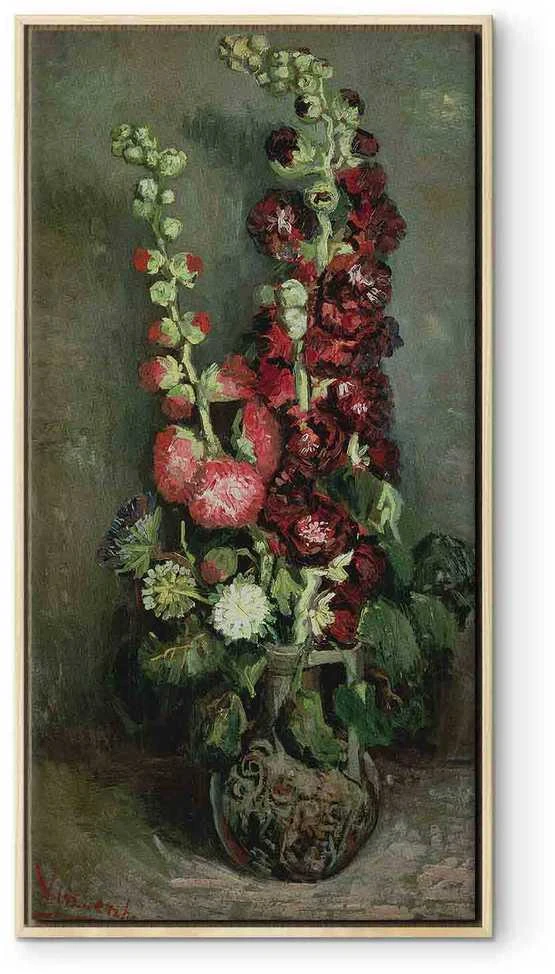 Artgeist Paveikslas - Vincent Van Gogh – Vase of Hollyhocks